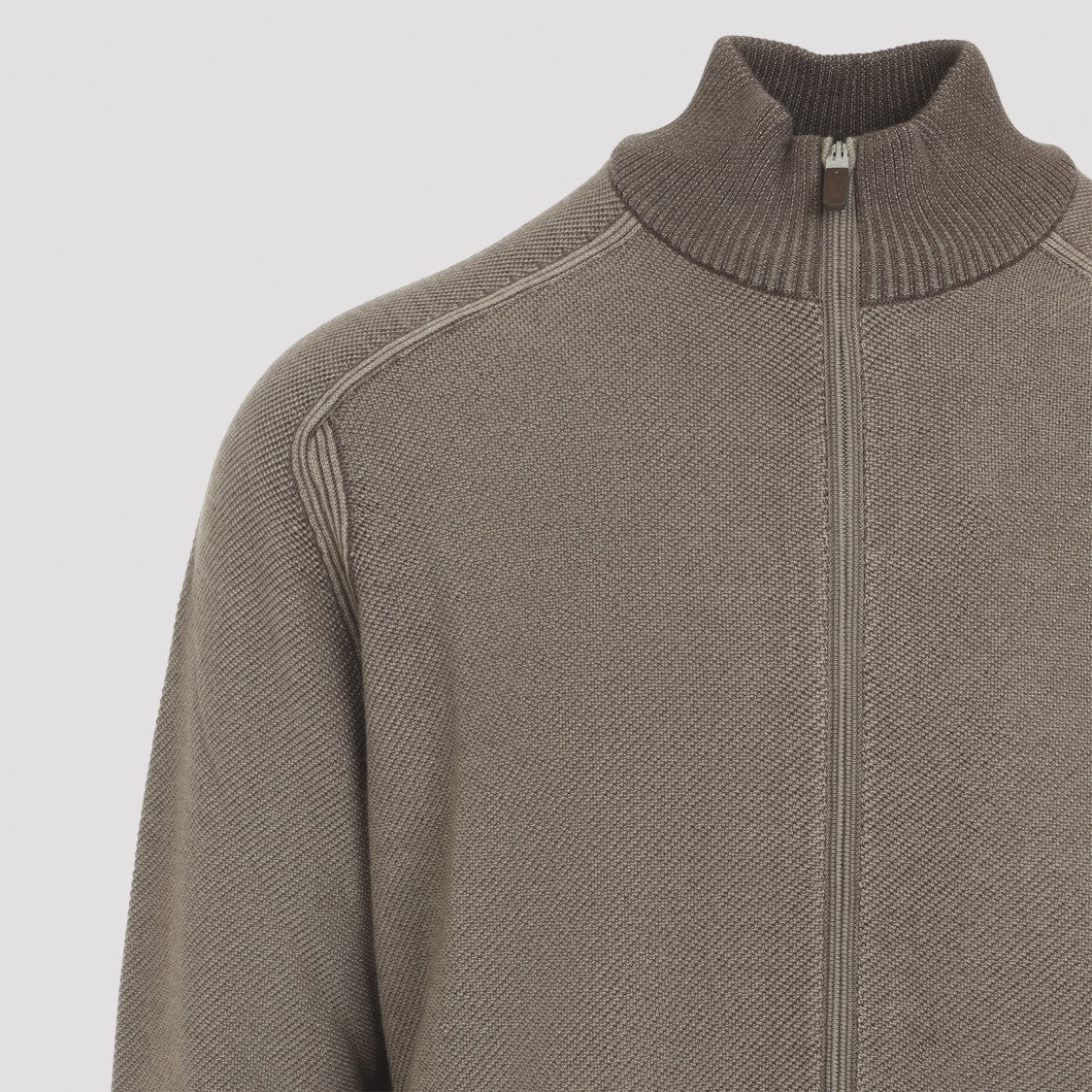 Zegna Cashseta Full Zip Pullover