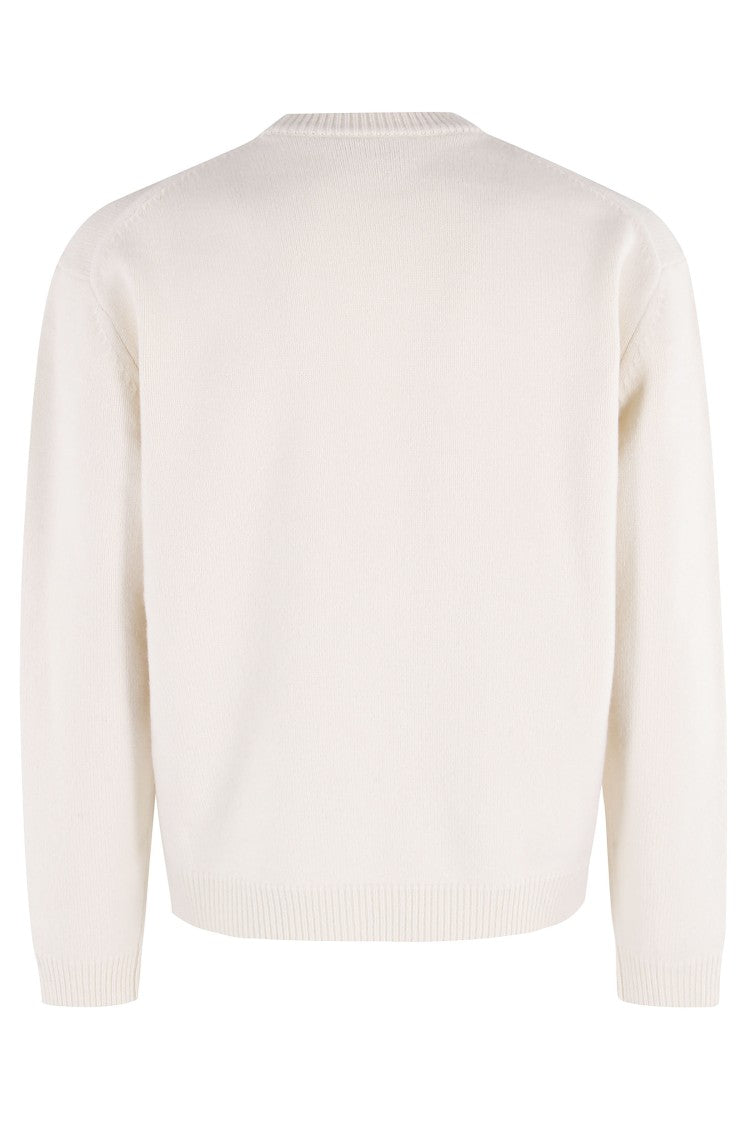 Maison Kitsuné Fox Head Intarsia Merino Jumper