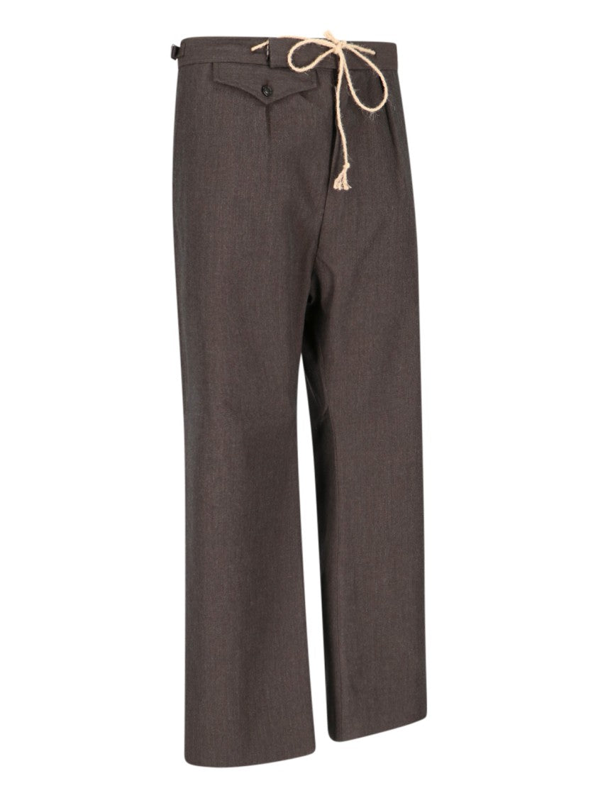 Maison Margiela Wool Pants – Brown