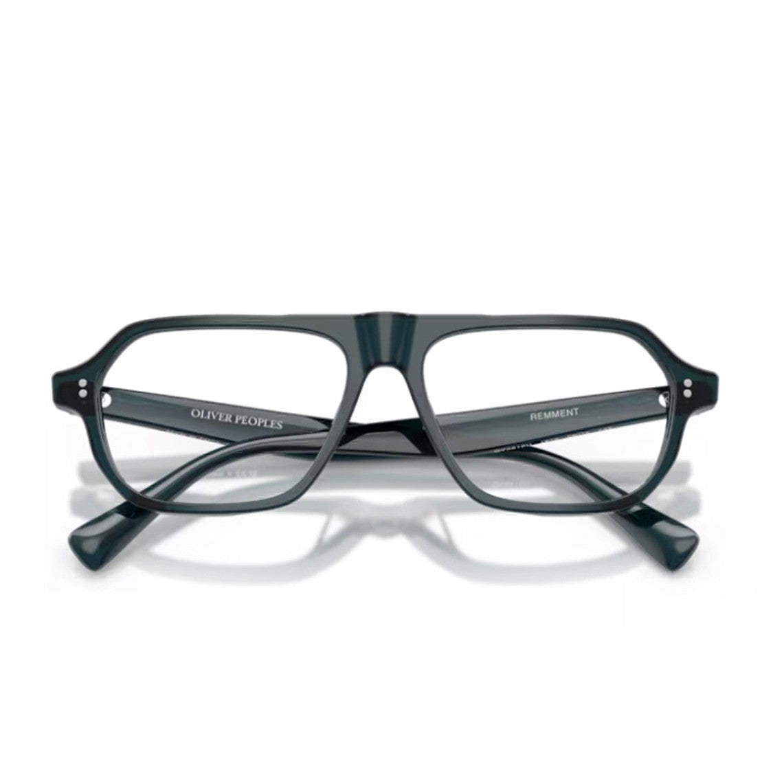 Oliver Peoples Black Remment Acetate Aviator-Inspired Sunglasses