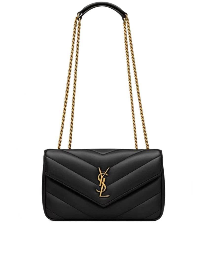 Saint Laurent Loulou S Quilted Chevron Chain Shoulder Bag