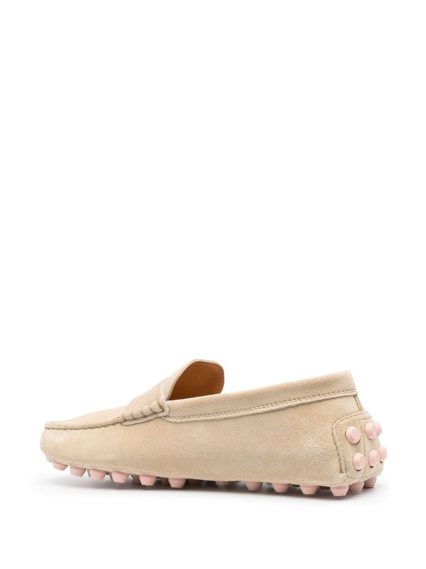 Tod's Gommino Bubble Suede Mocasins