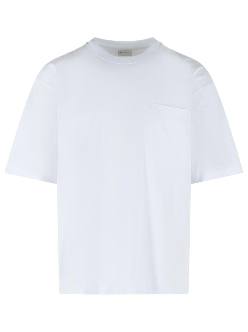 Dries Van Noten 'Heso' White Cotton T-Shirt