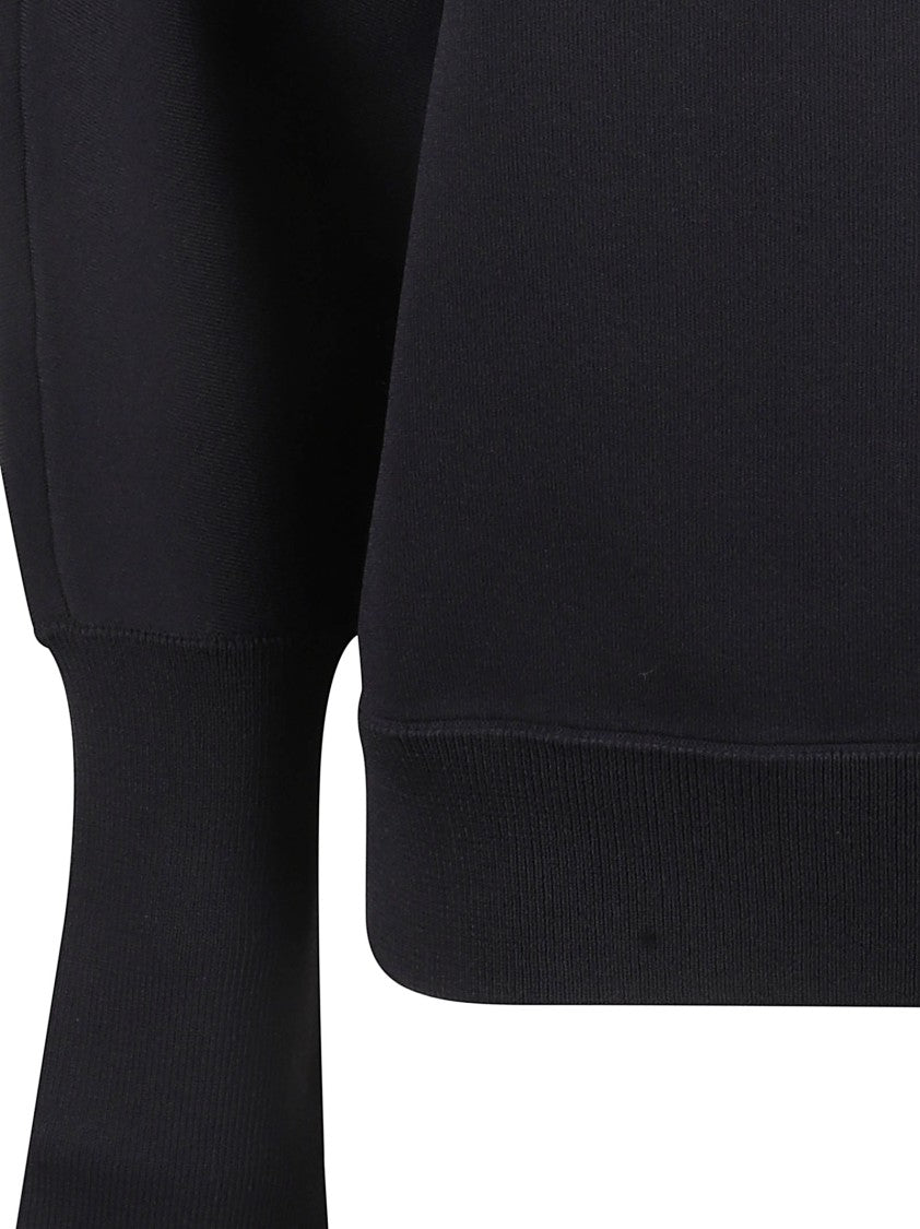 Max Mara High-Collar Half-Zip Sweater With Ribbed Details