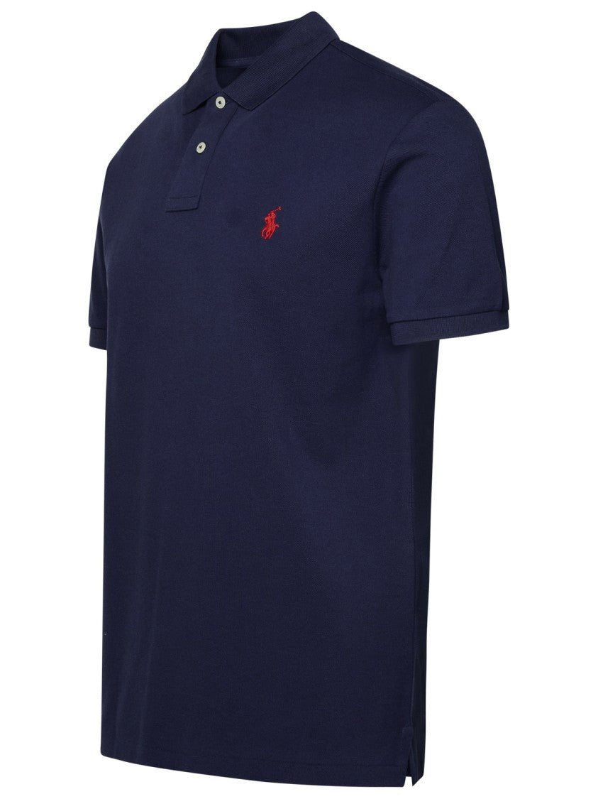 Polo Ralph Lauren Blue Cotton Polo Shirt