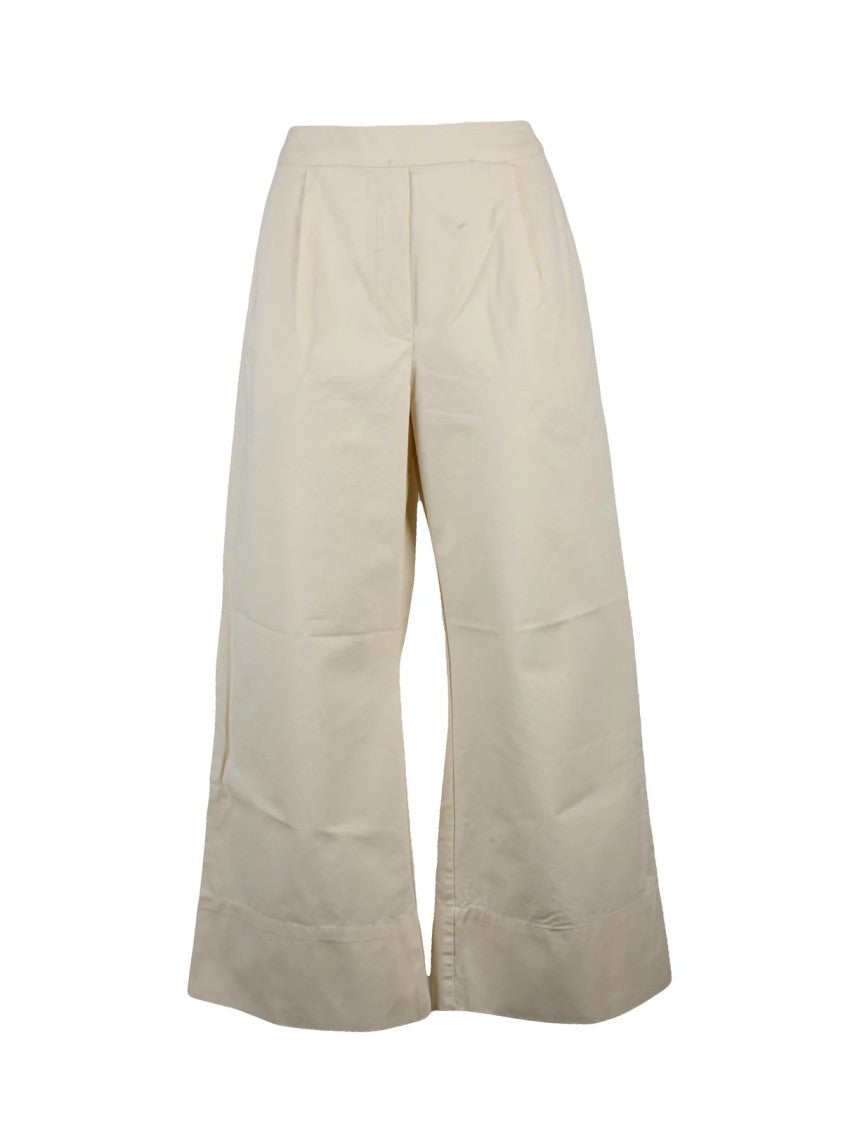 Hod Cream High Waist Trousers