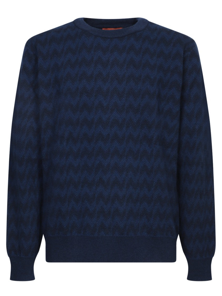 Missoni Textured Knitwear With Zigzag Pattern And Comfort