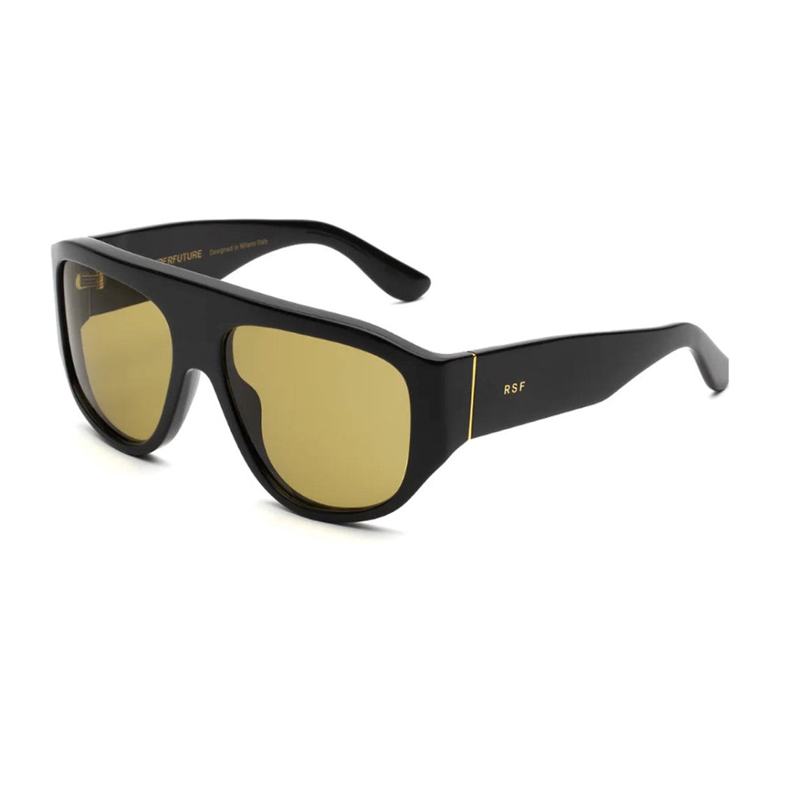 Retrosuperfuture Black Biscotto Acetate Sunglasses