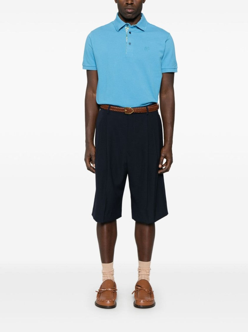 Etro Light Blue Polo Shirt
