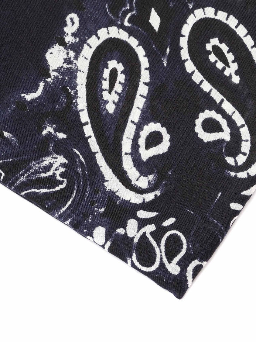 Destin Diagonal Pattern Wool Scarf With Fringed Edges
