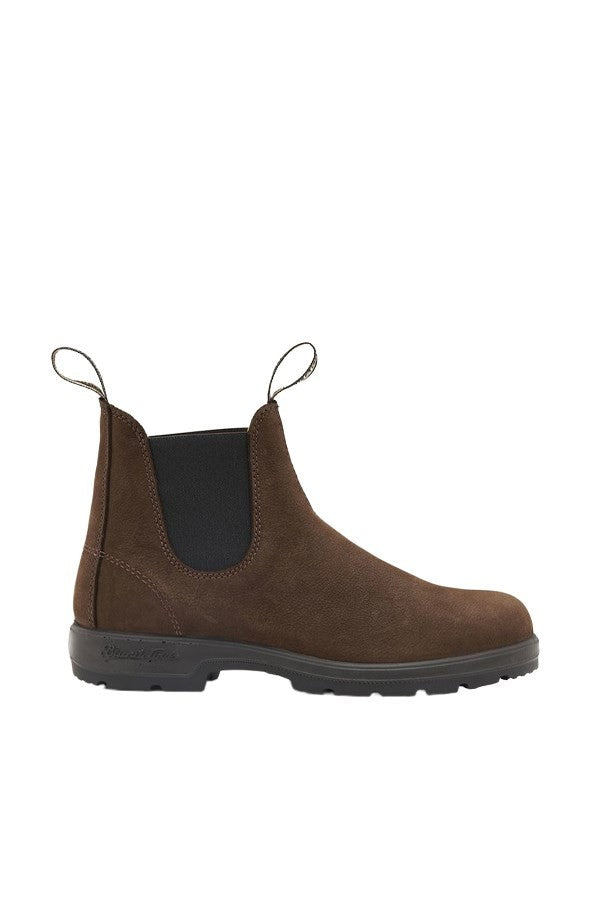 Blundstone Waterproof Brown Ankle Boots With Vulcanized Sole