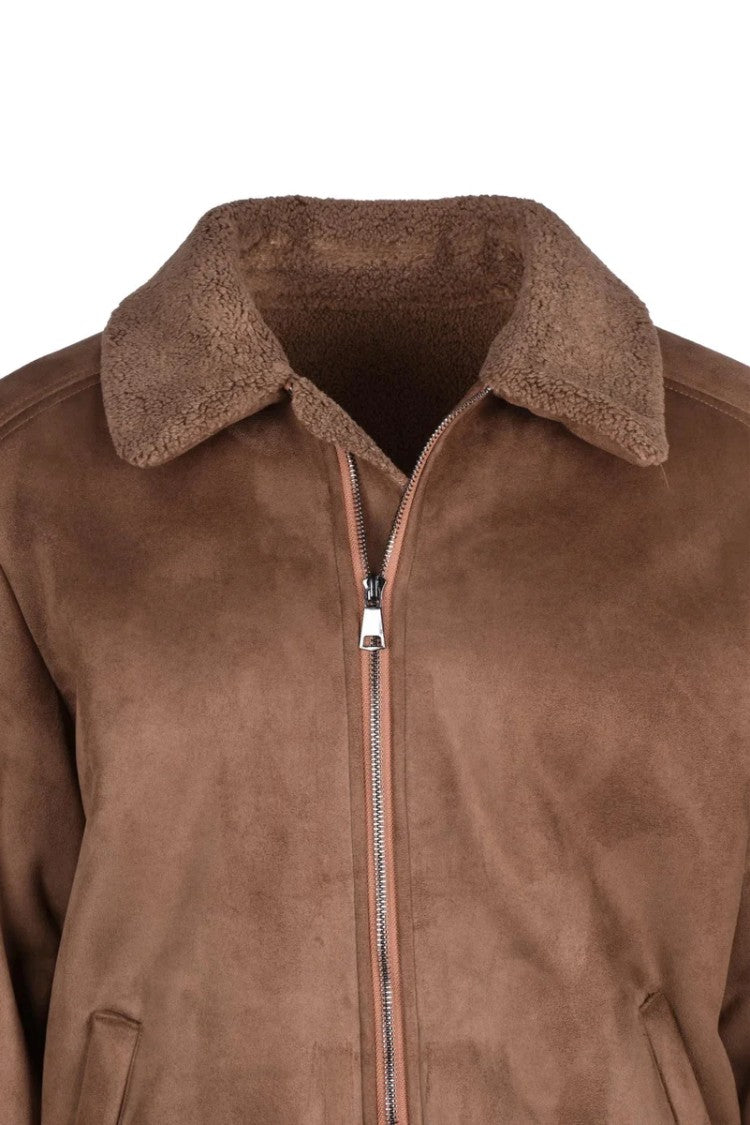 Luca Bertelli Eco Jacket Plush - Brown
