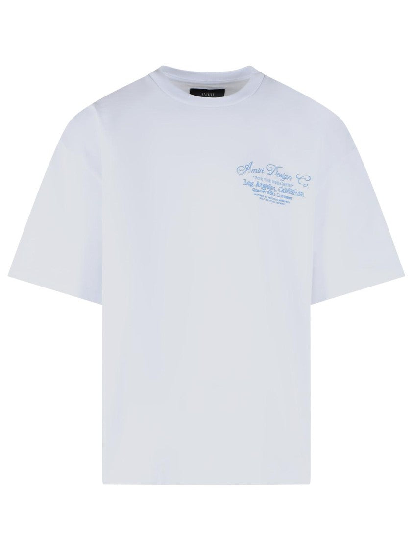 Amiri White Cotton Dreamers Chain T-Shirt