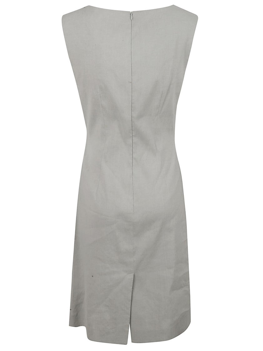Fabiana Filippi Sleeveless Mini Dress With Draping Detail