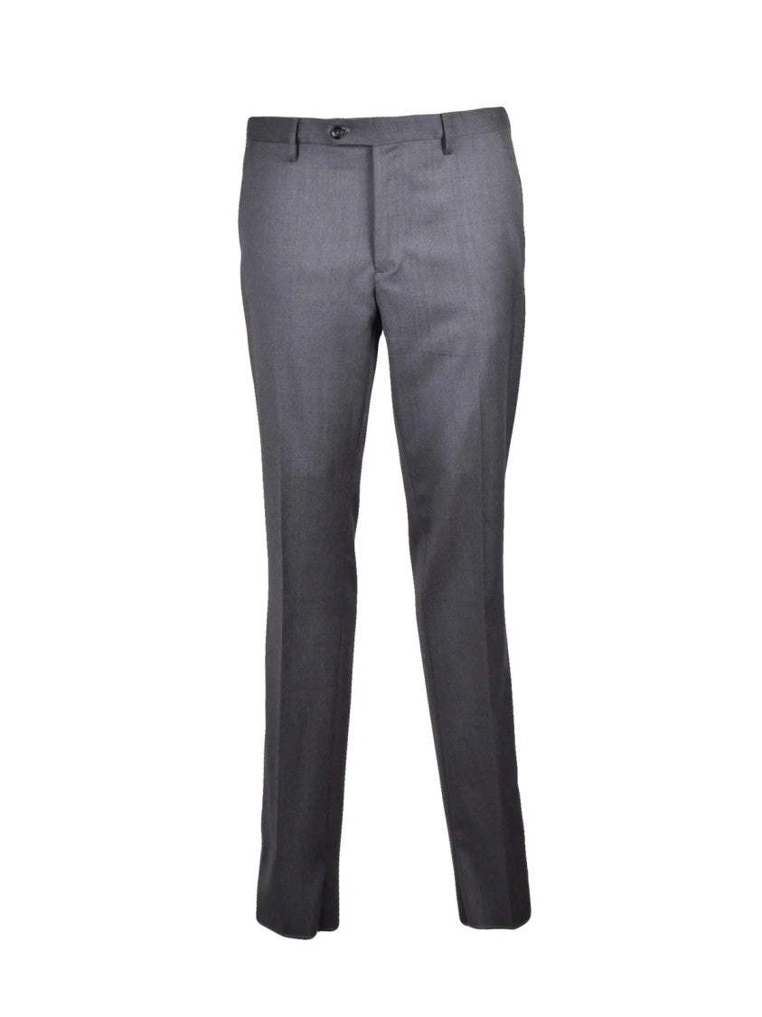Luigi Borrelli Napoli Grey Virgin Wool Suit