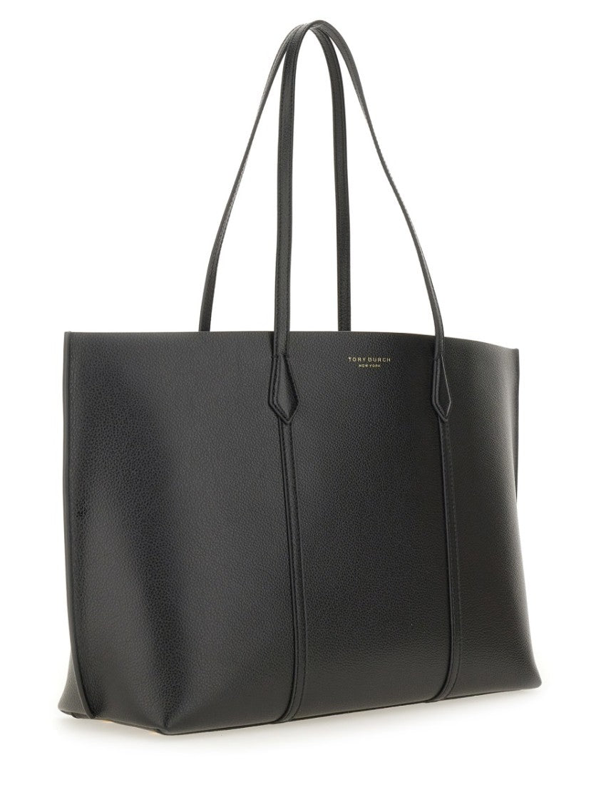 Tory Burch Neutral Perry Minimalist Leather Tote Bag