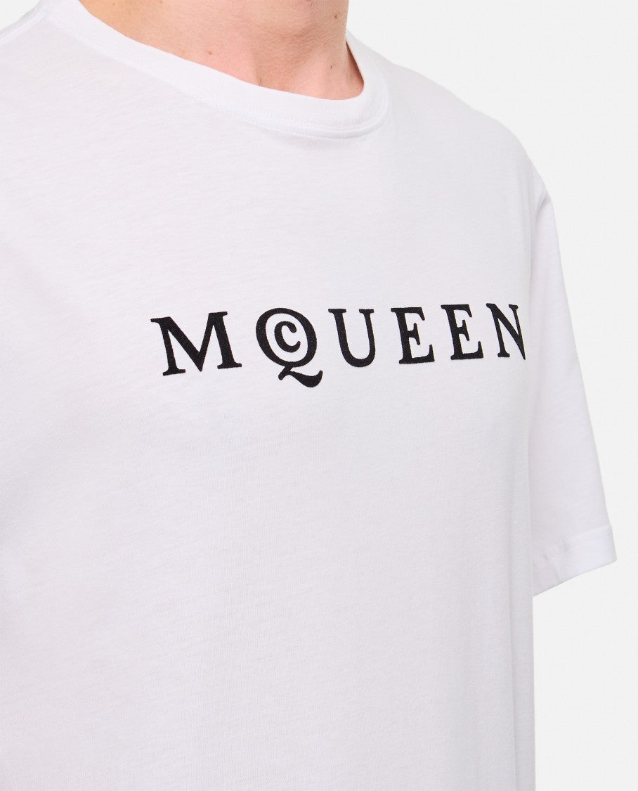 Alexander Mcqueen Crew-Neck T-Shirt With Bold Front Print