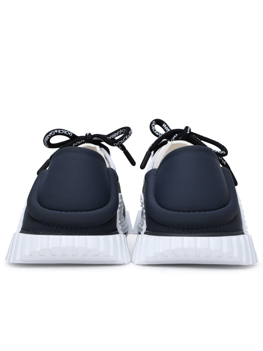 Dolce & Gabbana Ns 1 Grey Nylon Blend Sneakers