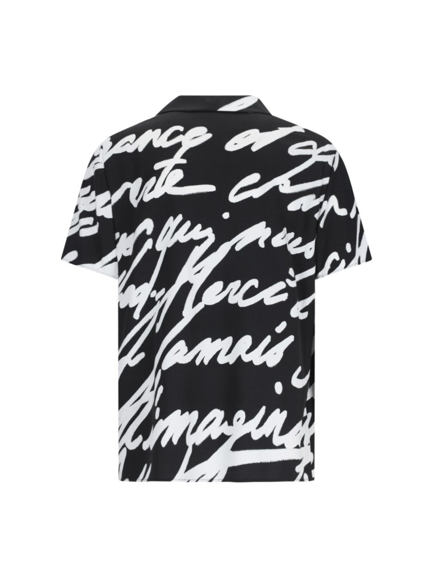 Balmain Printed Shirt – Black