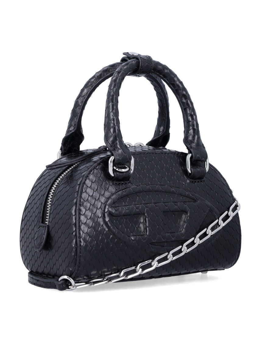 Diesel 1Dr Dome Taipan Snake Embossed Crossbody