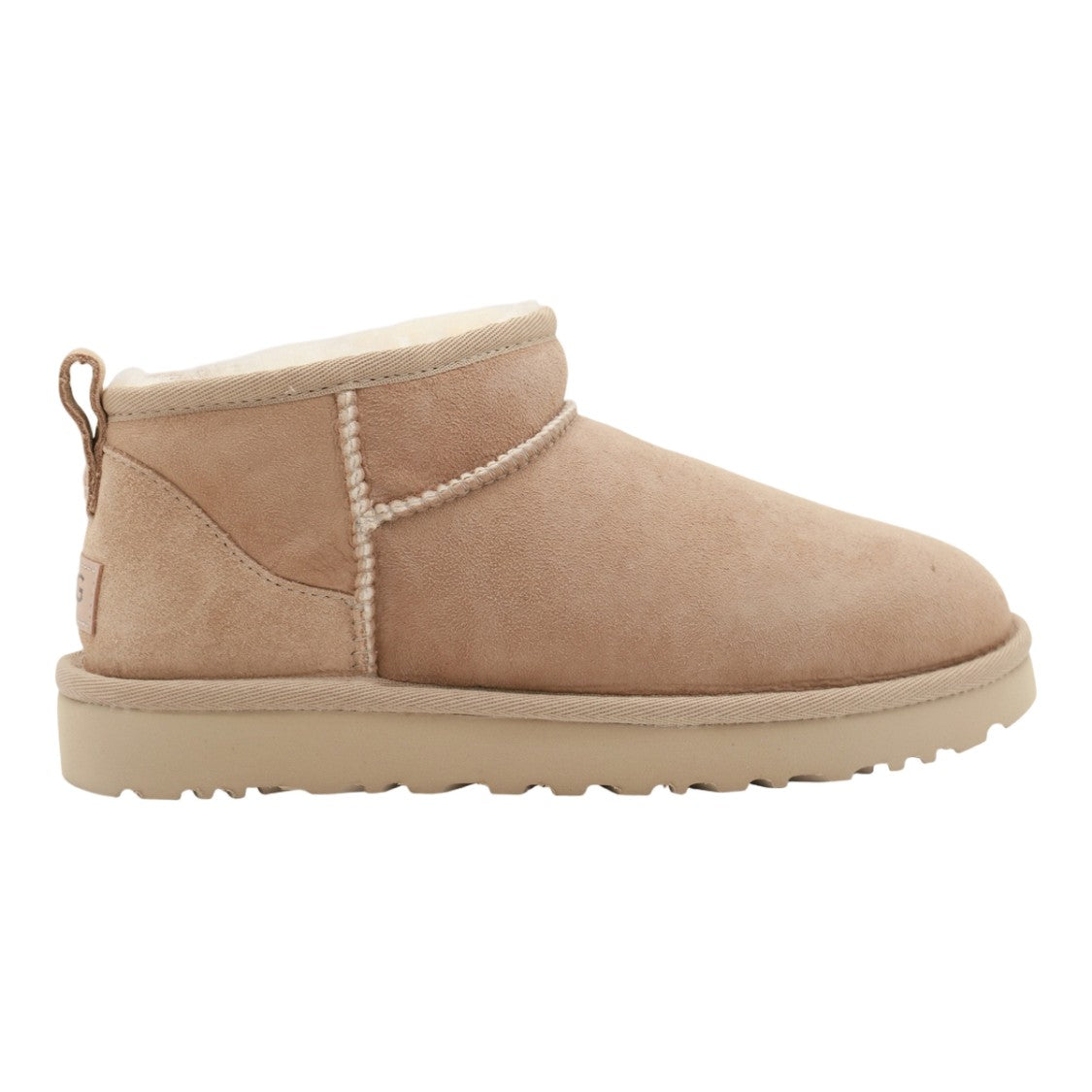 Ugg Suede Ankle Boots With Plush Shearling Lining
