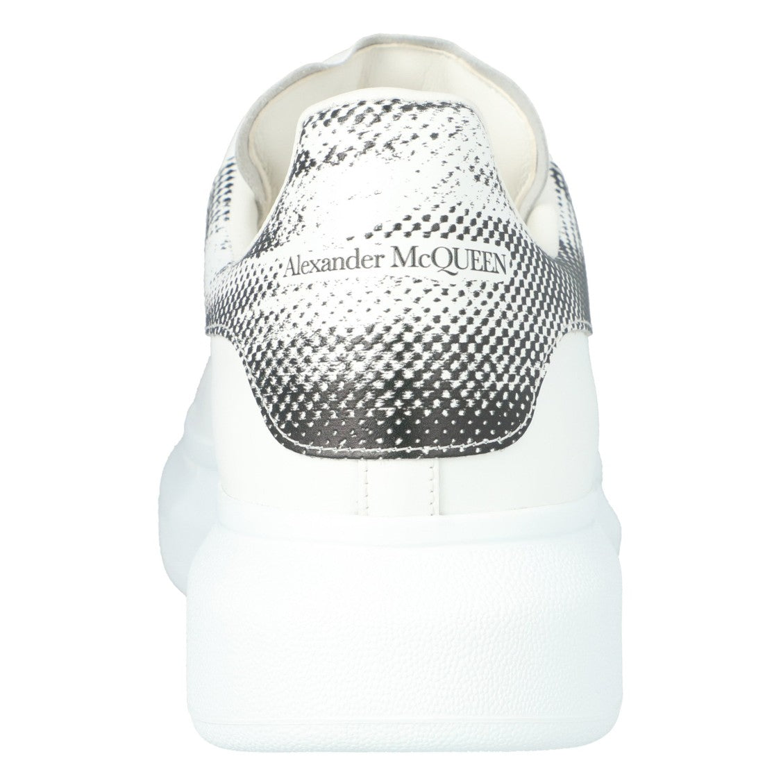 Alexander Mcqueen White Black Pixels' Oversized Shoes