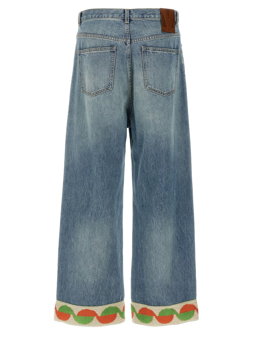 Valentino Garavani Flared High-Waist Denim Jeans