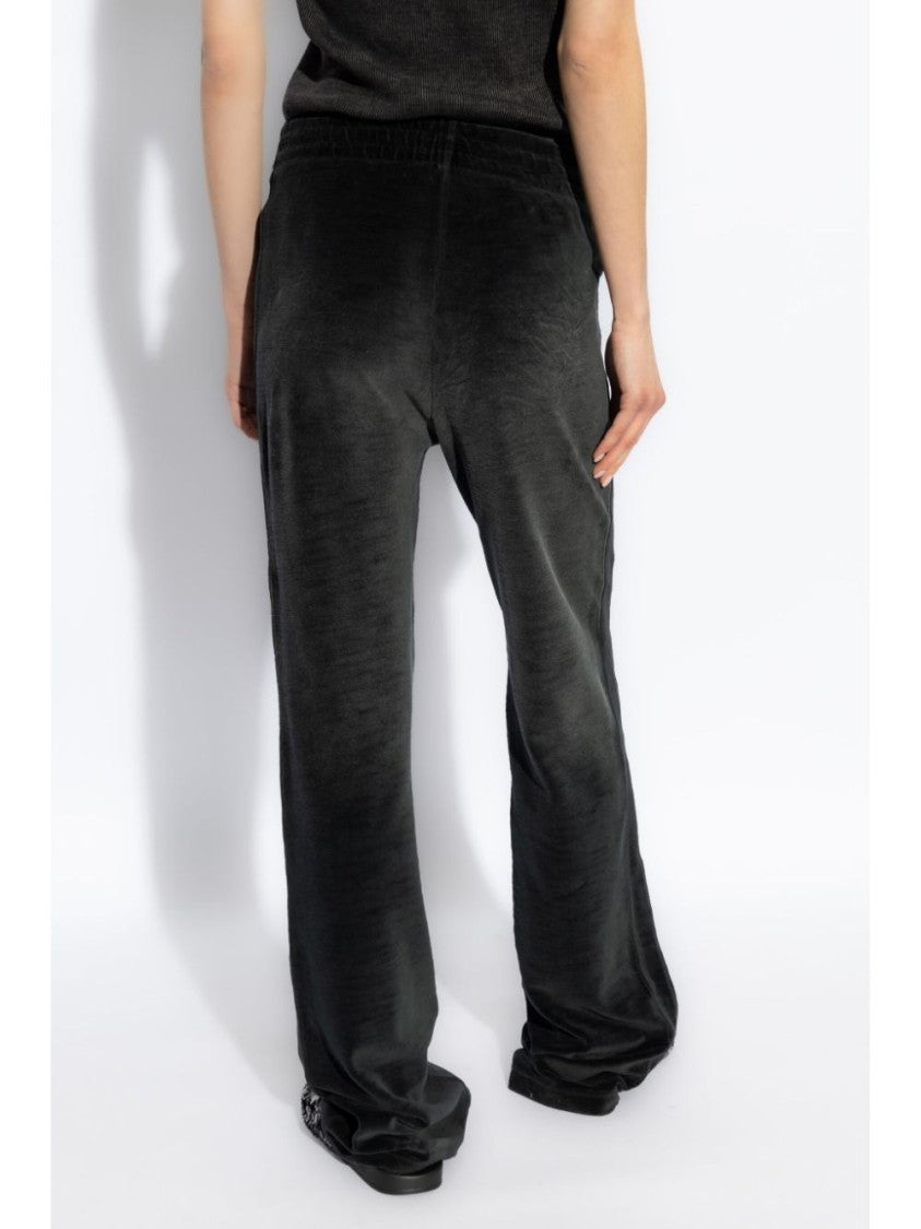 Diesel Velvety Trousers With Elastic Waistband