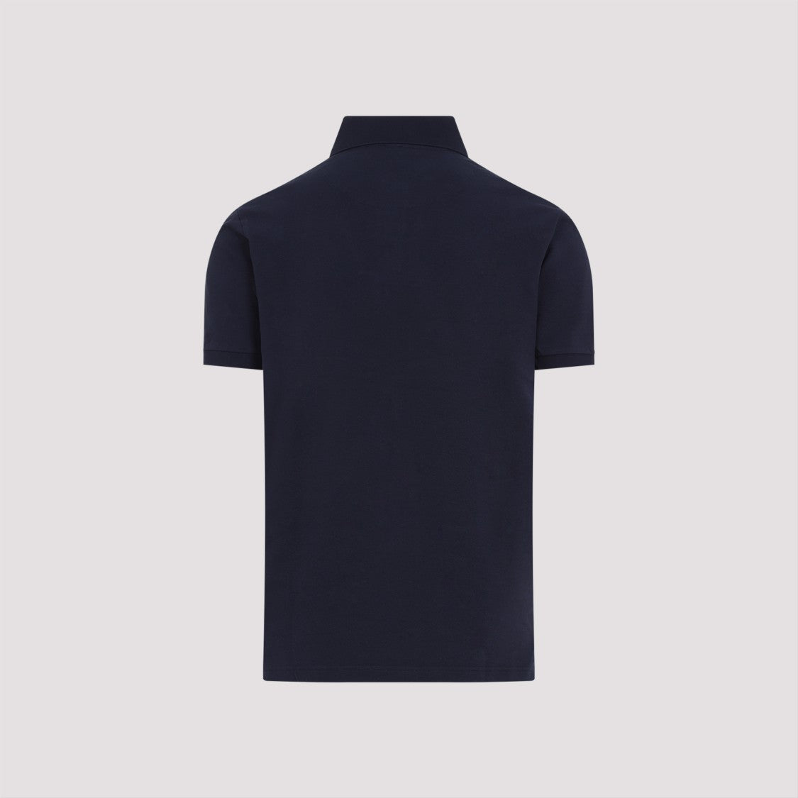 Etro Dark Blue Cotton Roma Printed Details Polo