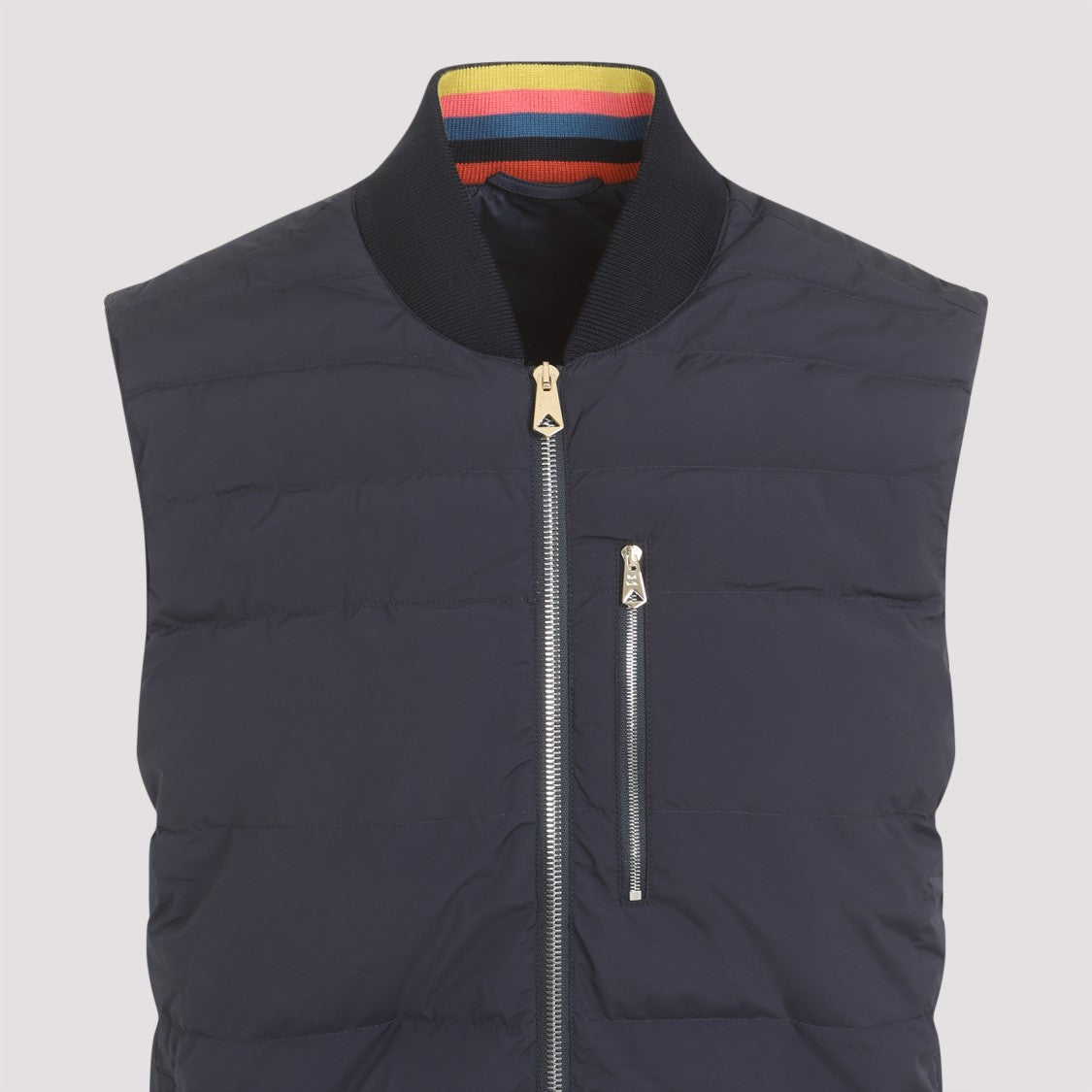 Paul Smith Navy Blue Hybrid Down Gilet
