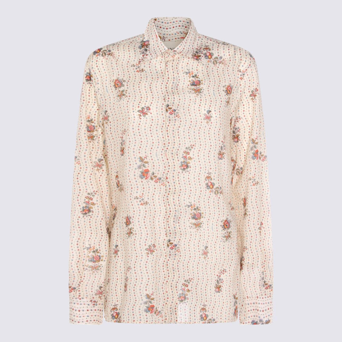 Valentino Red Button-Down Shirt