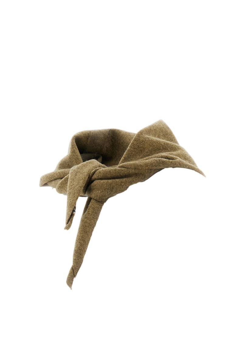 Extreme Cashmere Triangular Cashmere-Blend Bandana Scarf With Embroidered Detail
