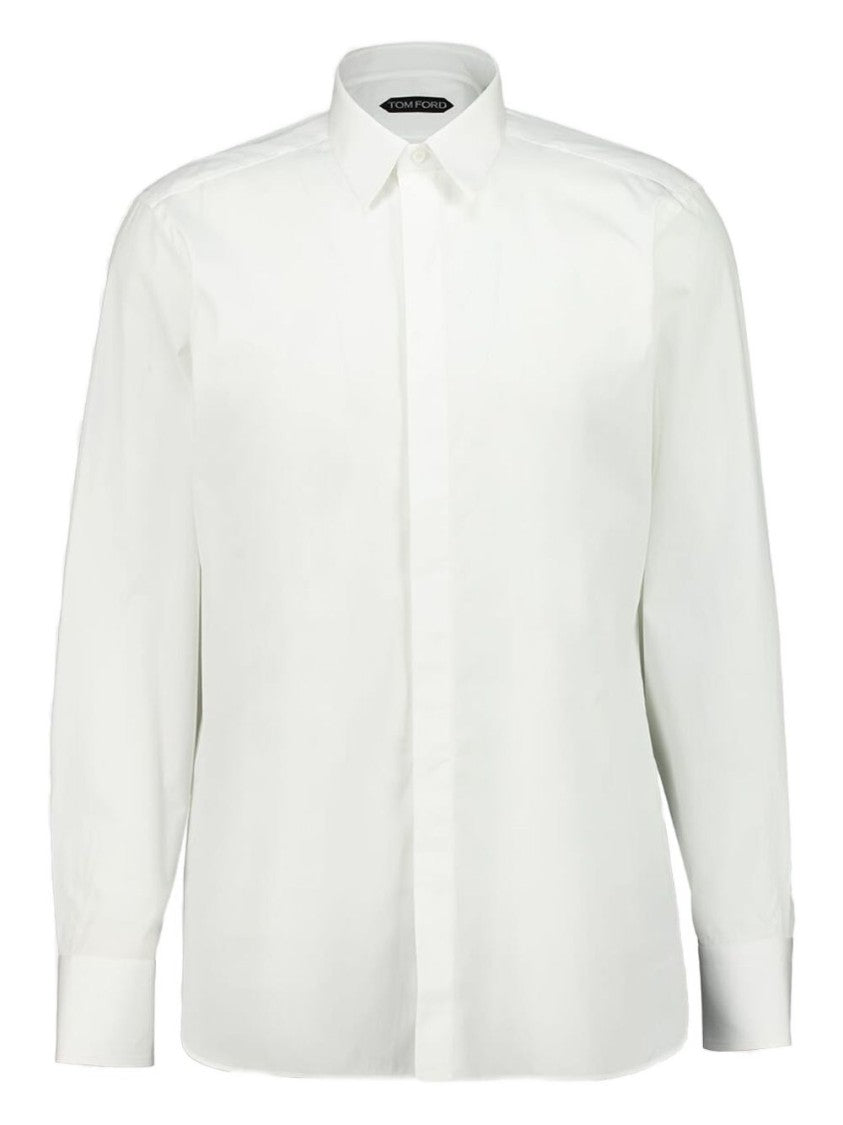 Tom Ford Tailored White Shirt With Crisp Collar