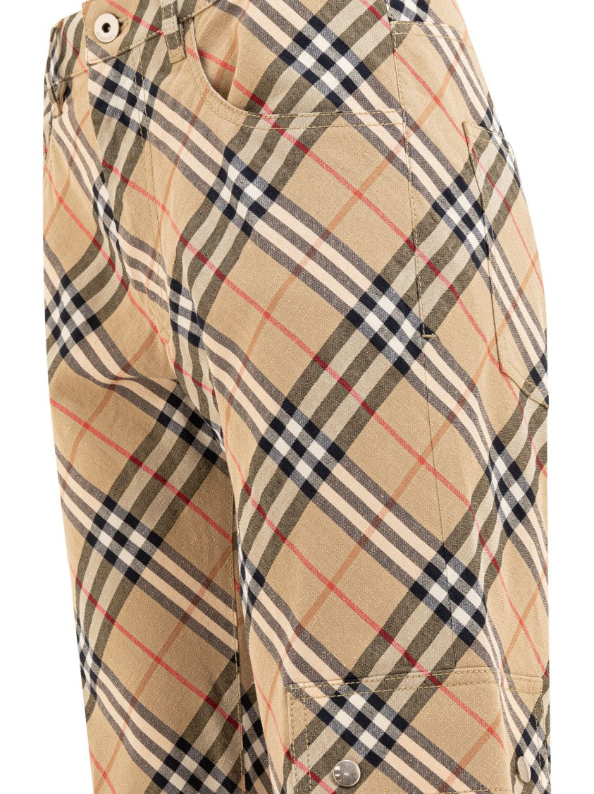 Burberry "Check" Cargo Trousers