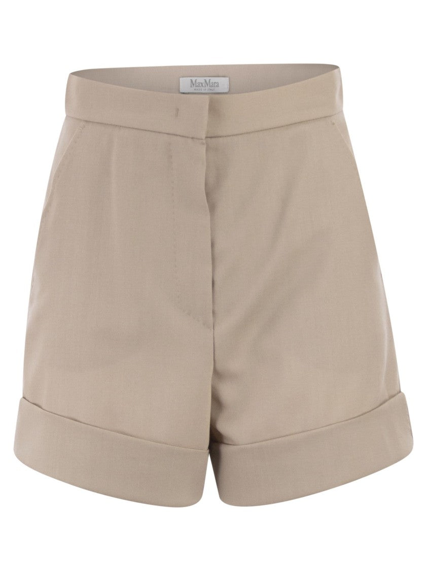 Max Mara Mxmcelebre - Shorts In Wool, Mohair