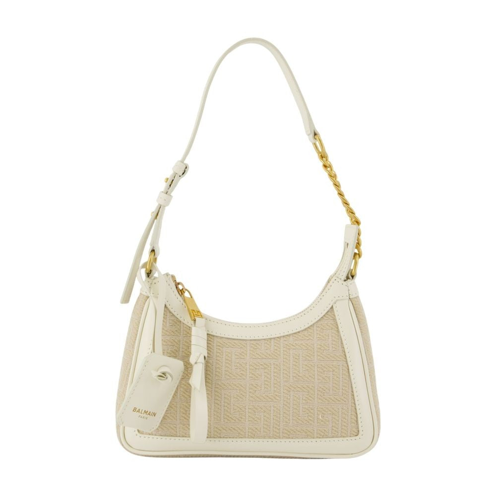 Balmain B-Army Shoulder Bag - Leather - Neutral