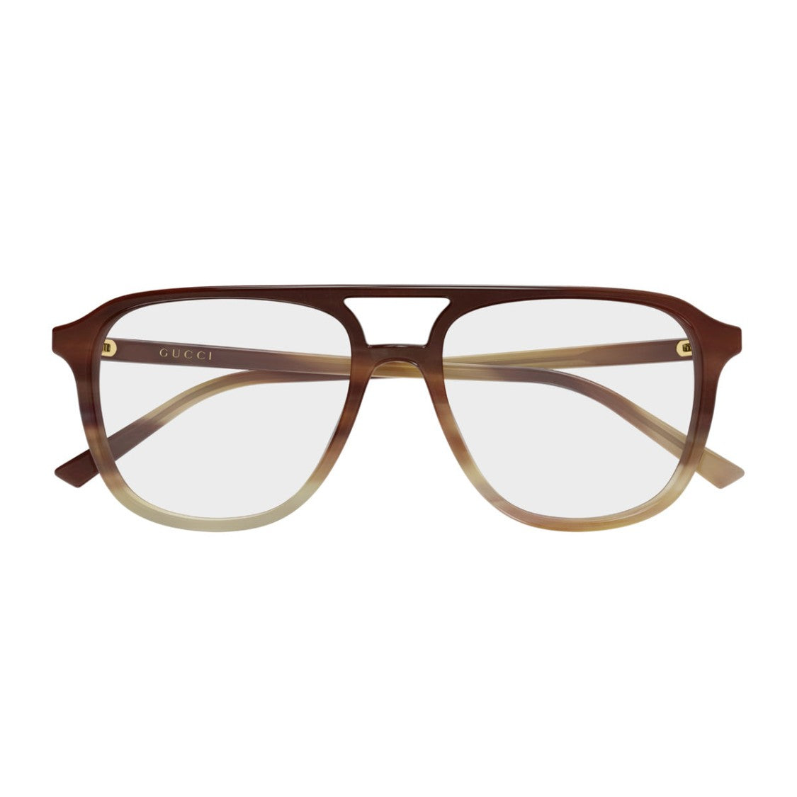 Gucci Havana Gg2237o Linea Institutional Logo Eyeglasses