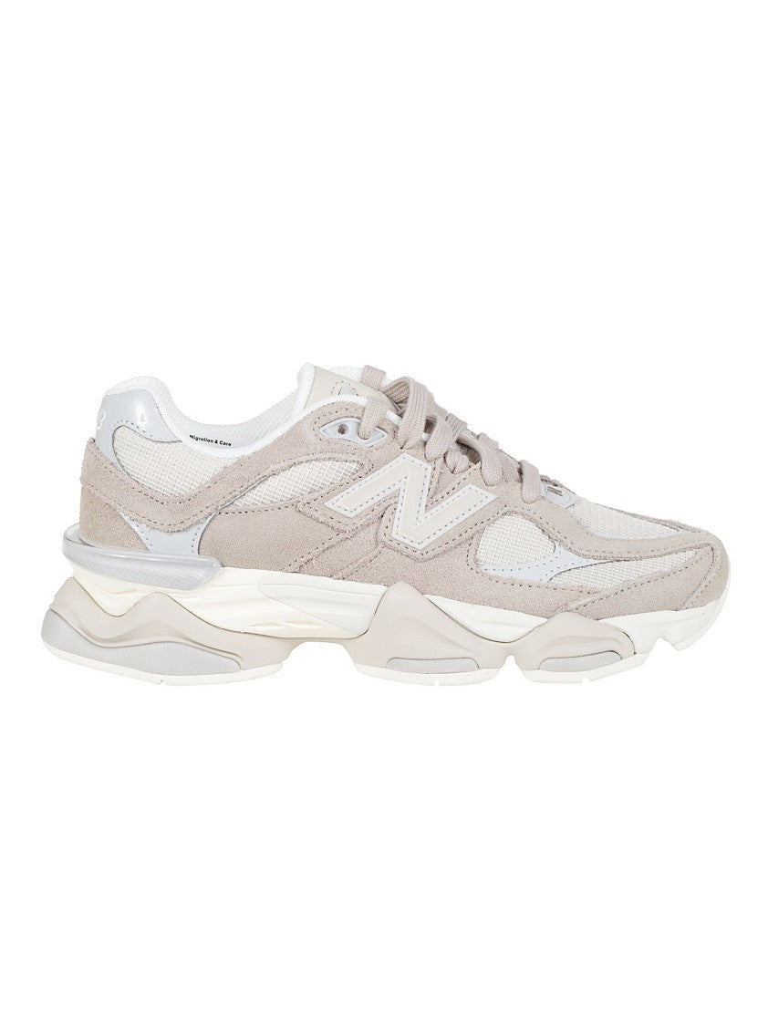 New Balance 9060 Layered Suede Mesh Sneakers