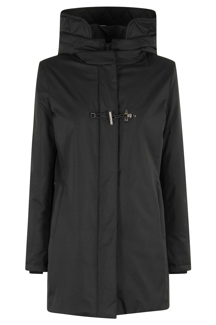 Fay Water-Repellent Toggle Jacket With Removable Hood