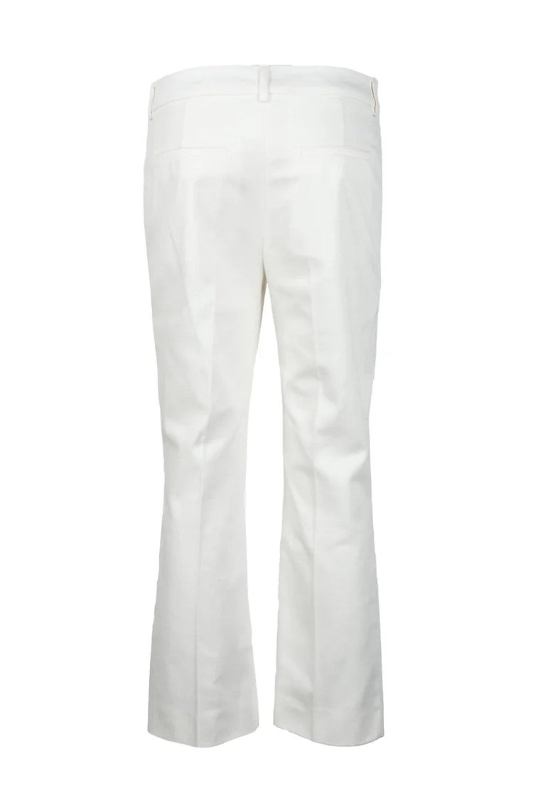 Sportmax Tailored Cropped Trousers With Flared Hem