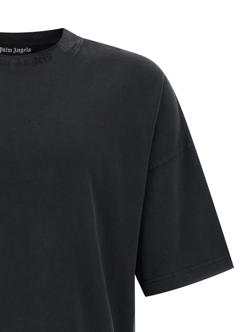 Palm Angels Curved Logo' T-Shirt