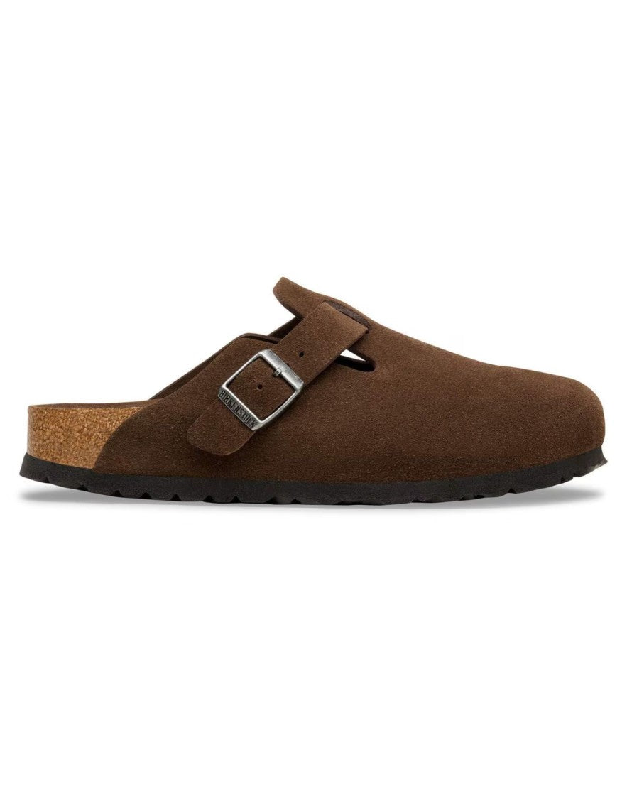 Birkenstock Carafe Boston Soft Footbed Suede Clogs