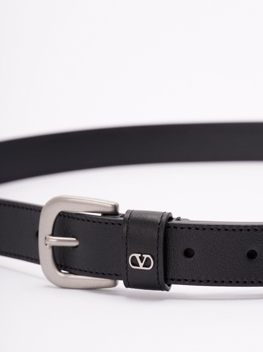 Valentino Garavani `Vlogo Signature` Leather Belt