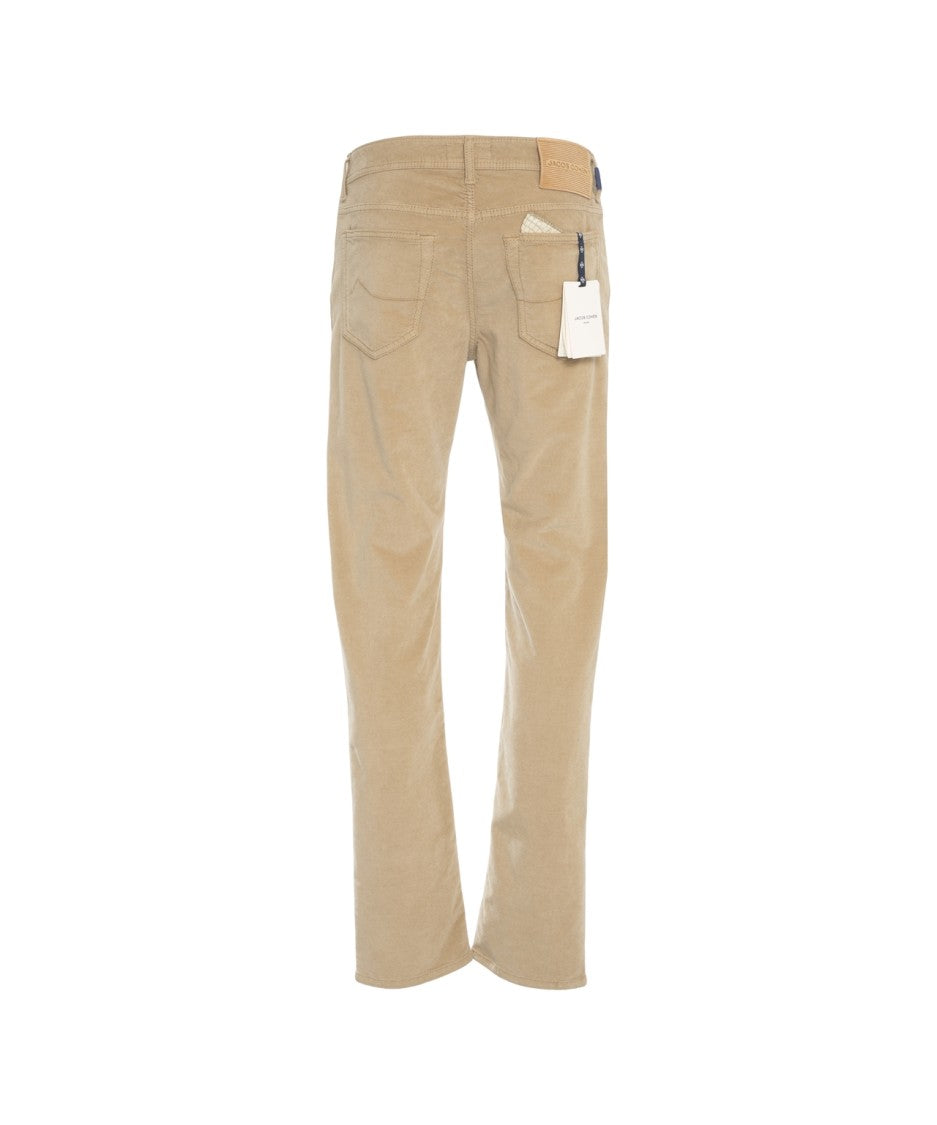 Jacob Cohen Classic Five-Pocket Casual Trousers With Straight Leg Cut