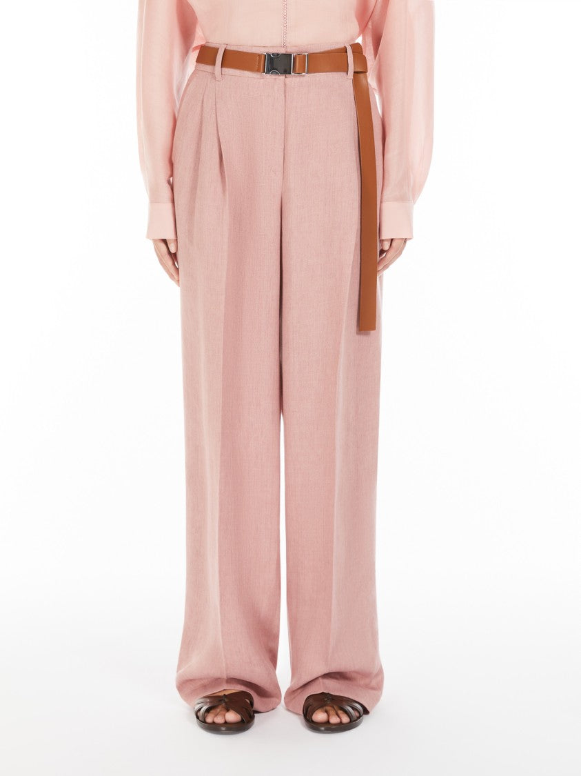 Max Mara Wide-Leg Trousers With High Waist