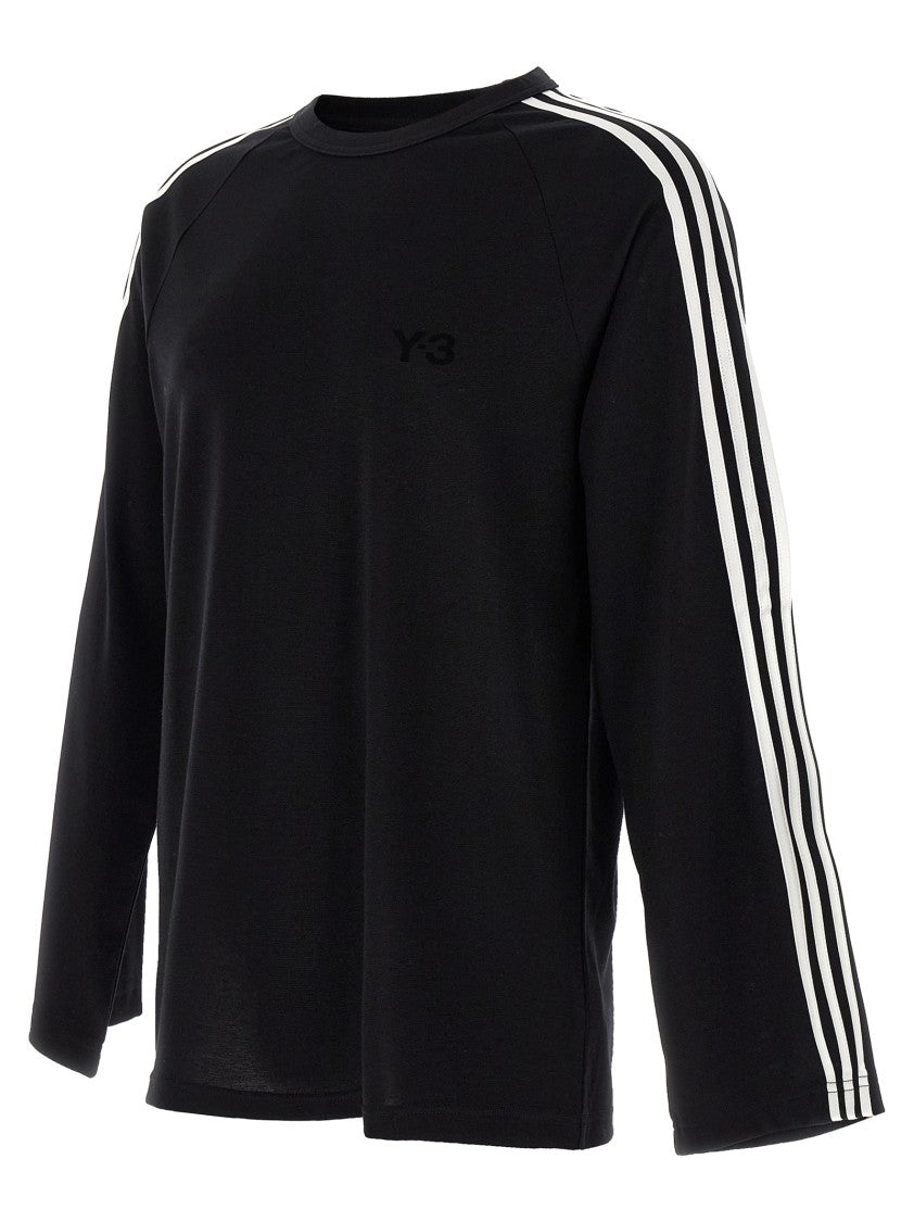 Y-3 ' Long Sleeve Tee 3-Stripes' T-Shirt