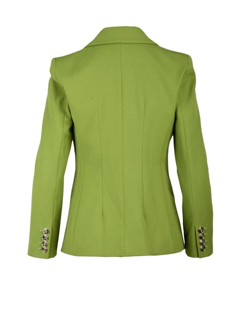 Marella Green Puma Polyester Viscose Elastane Jacket