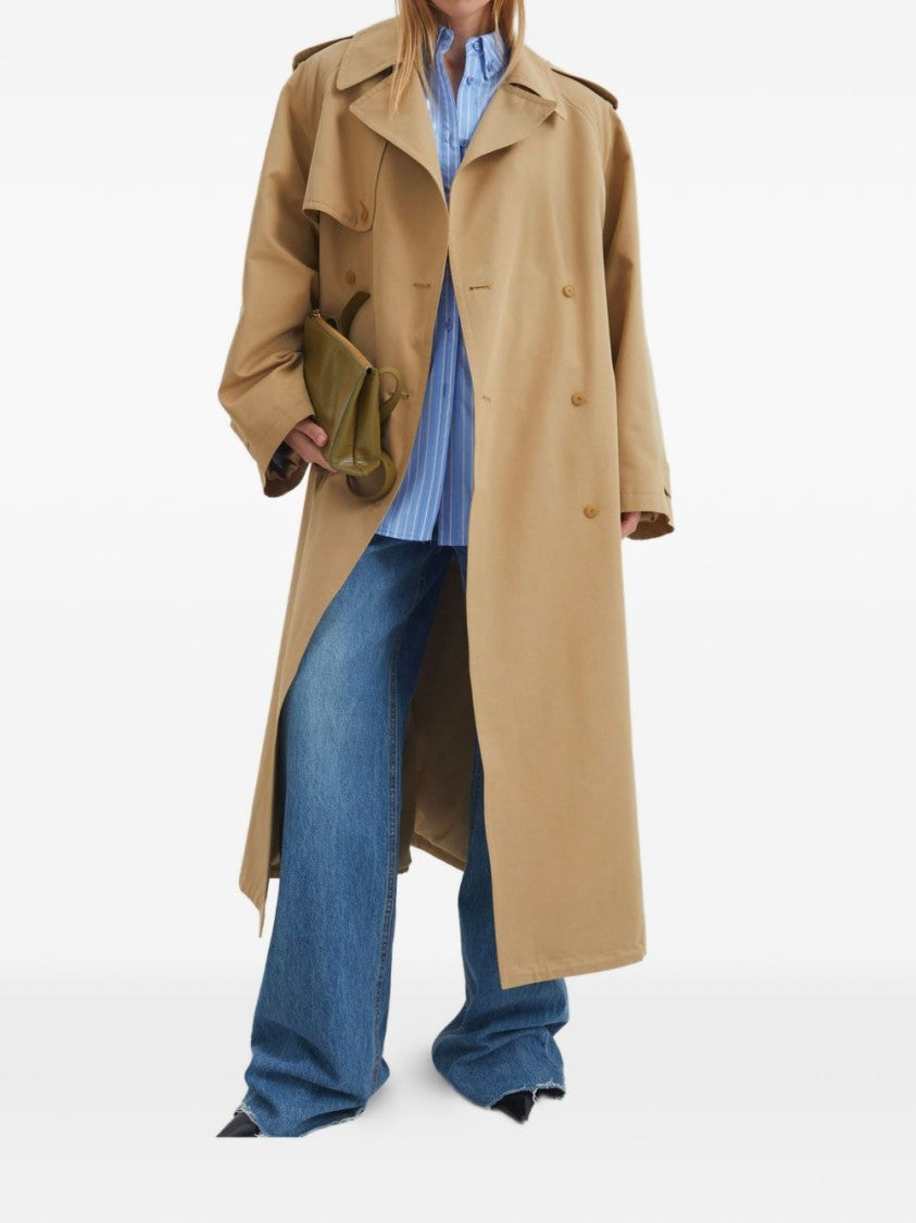 The Frankie Shop Classic Belted Trench Coat