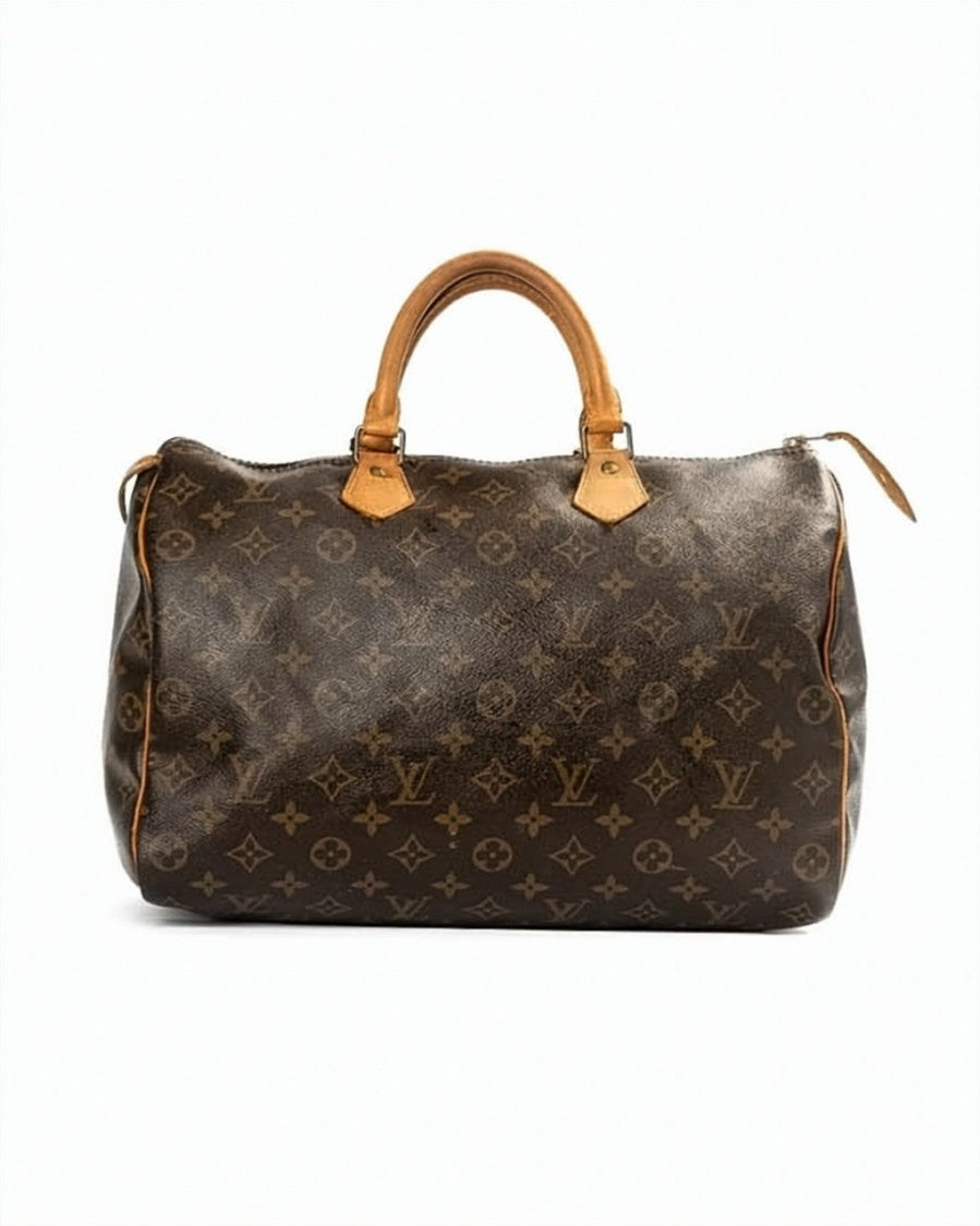 Louis Vuitton Brown Speedy 35 Monogram Canvas Handbag