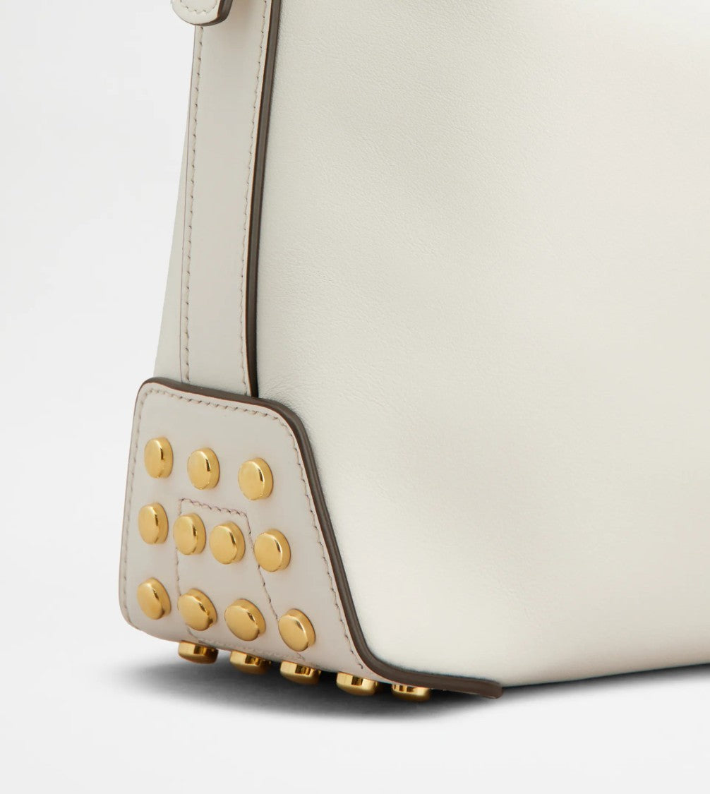 Tod's Gmt Sacca Mini Leather Bag – White